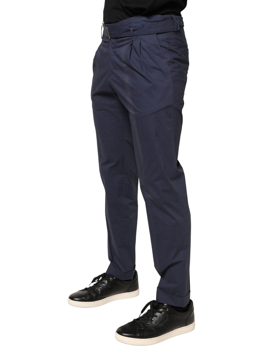 Briglia 1949 DarkBlue Wool Straight Formal Dress Trouser Pants - RIMODA