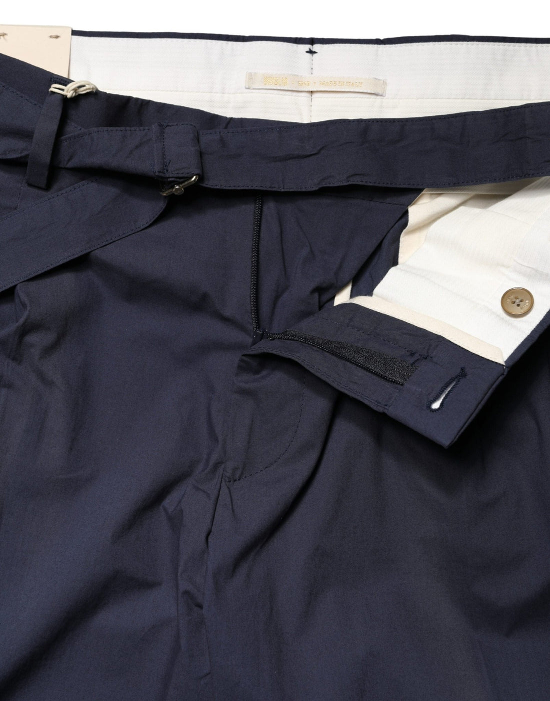 Briglia 1949 DarkBlue Wool Straight Formal Dress Trouser Pants - RIMODA