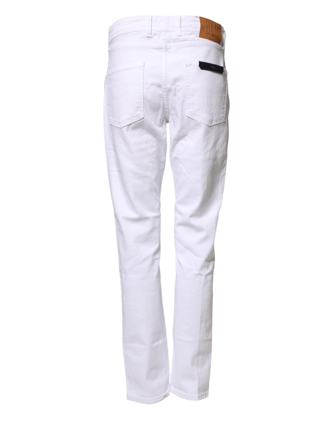 Briglia 1949 White Cotton Straight Fit Men Denim Trouser Jeans - RIMODA