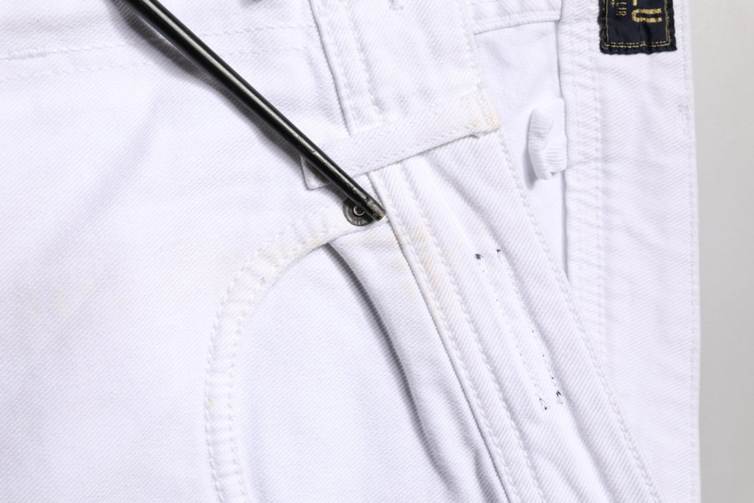 Briglia 1949 White Cotton Straight Fit Men Denim Trouser Jeans - RIMODA