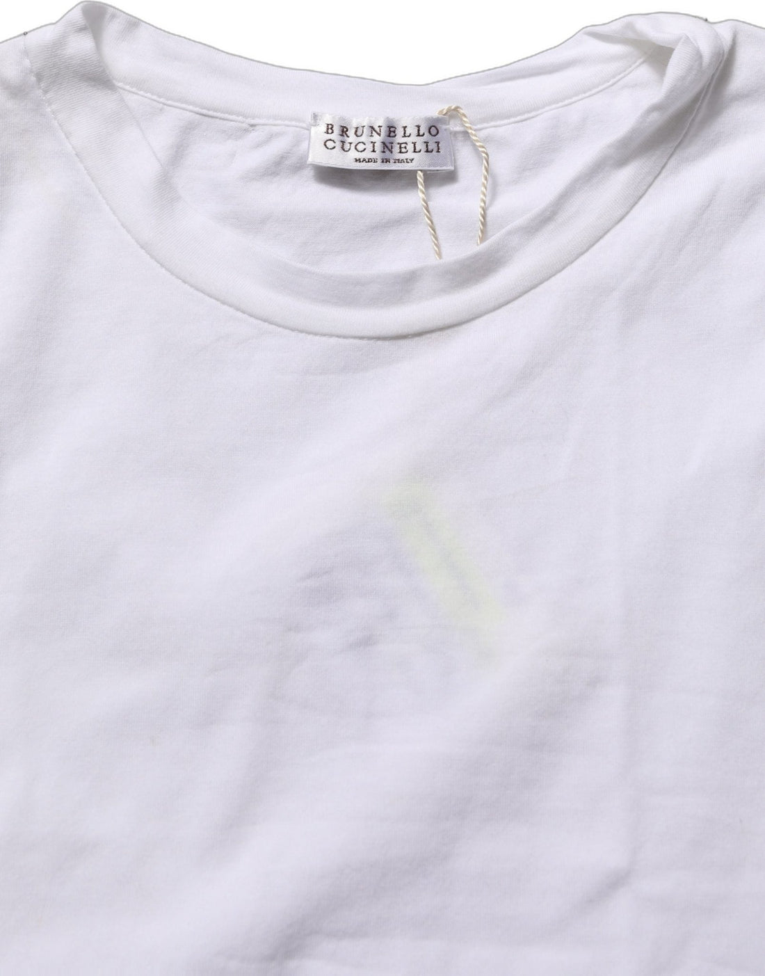 Brunello Cucinelli White SleeveLess Crew Neck Tank Blouse Top - RIMODA