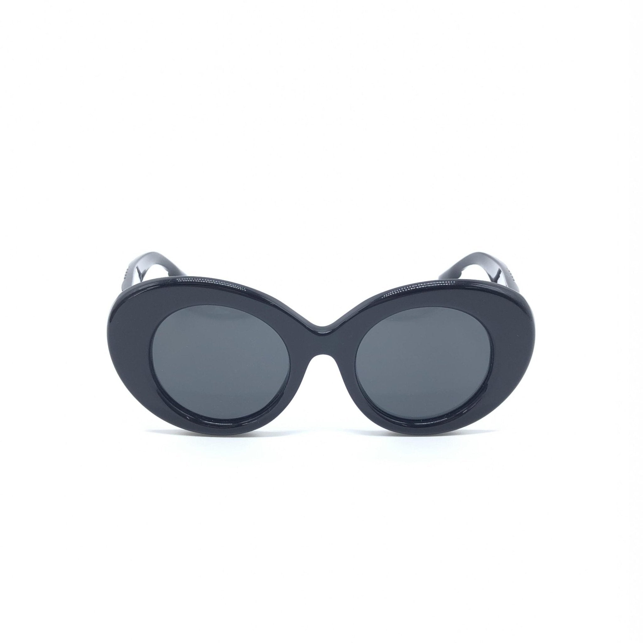Burberry Black Oversized Round Sunglasses - RIMODA