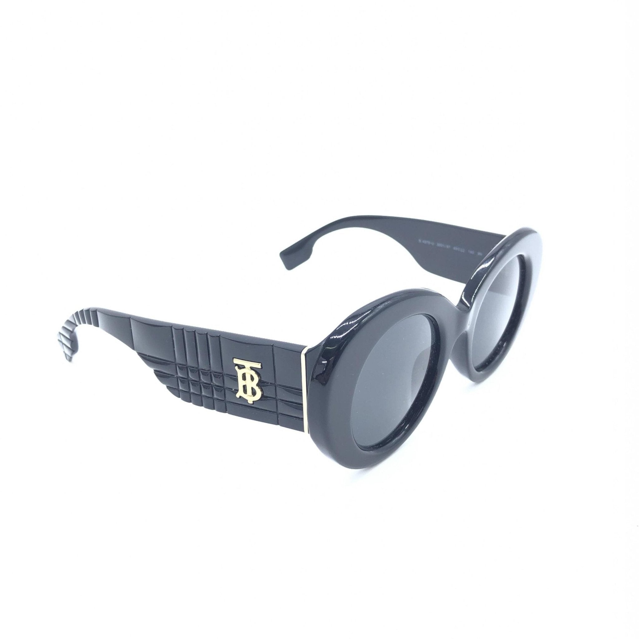 Burberry Black Oversized Round Sunglasses - RIMODA
