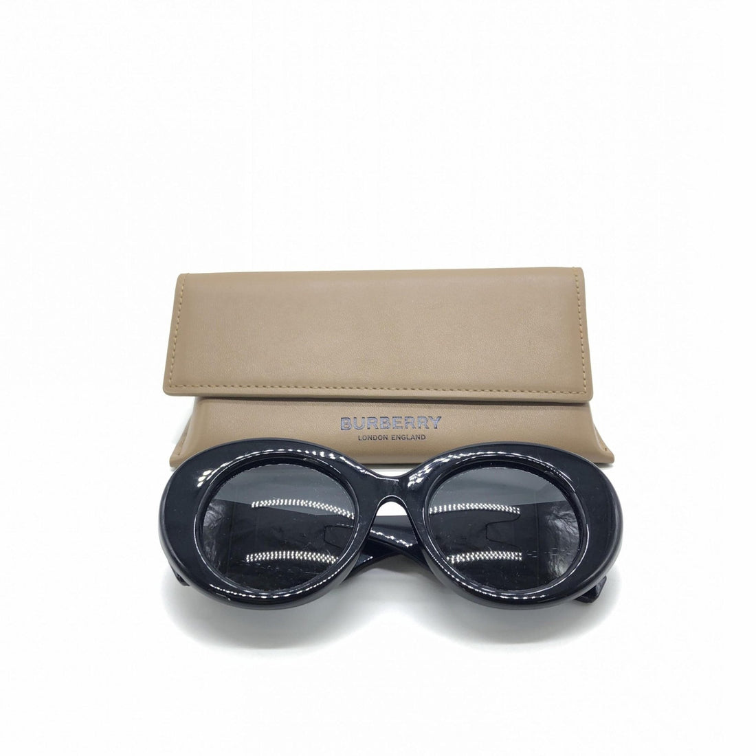 Burberry Black Oversized Round Sunglasses - RIMODA