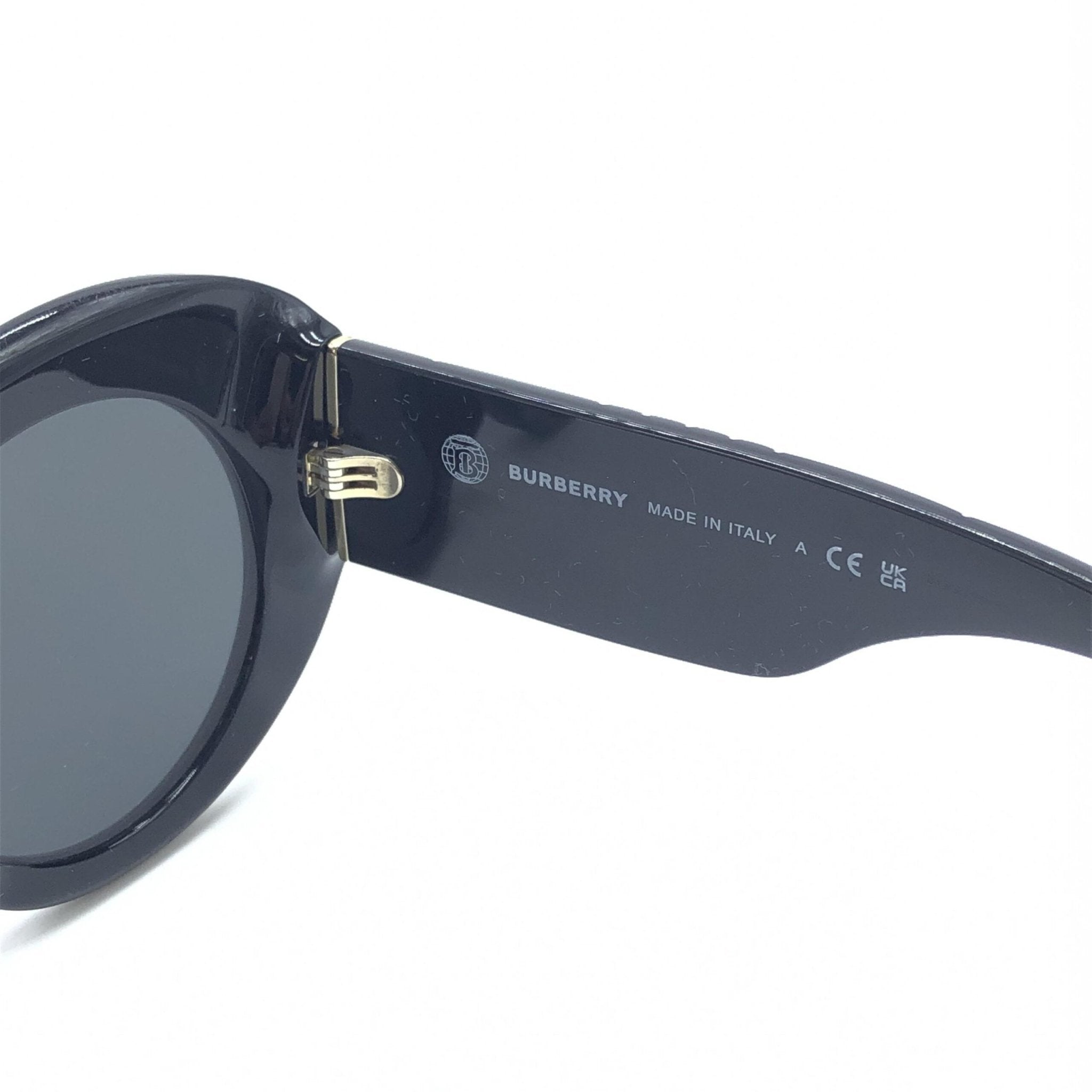Burberry Black Oversized Round Sunglasses - RIMODA