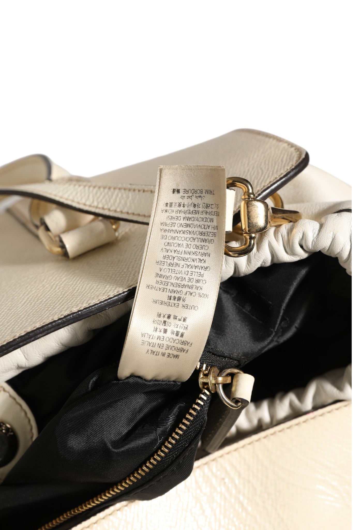Burberry Chalk White Large Leather Tote Bag - RIMODA