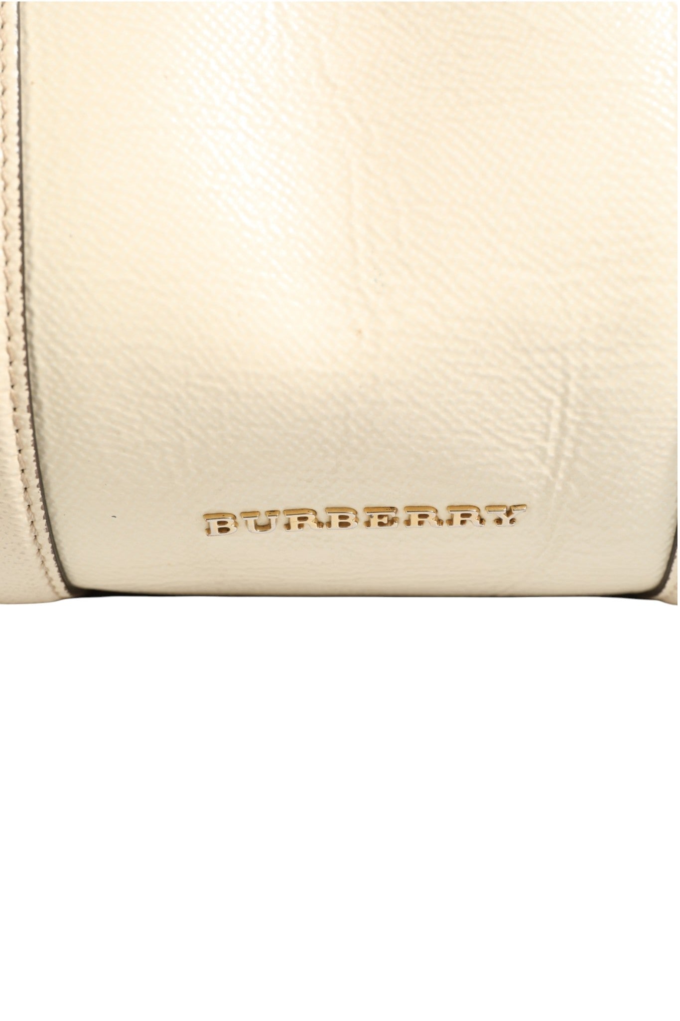 Burberry Chalk White Large Leather Tote Bag - RIMODA