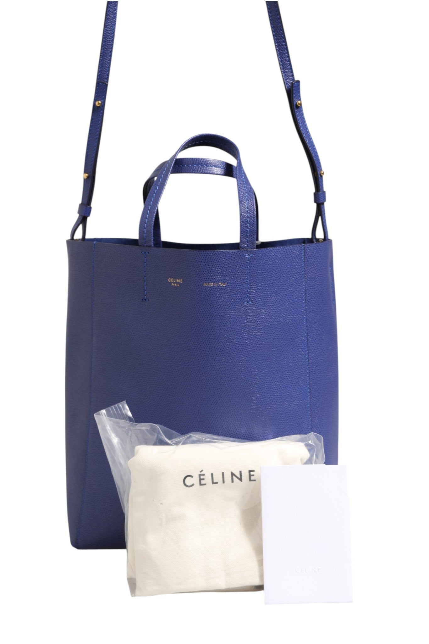 Celine Blue with Gold Tote Bag - RIMODA