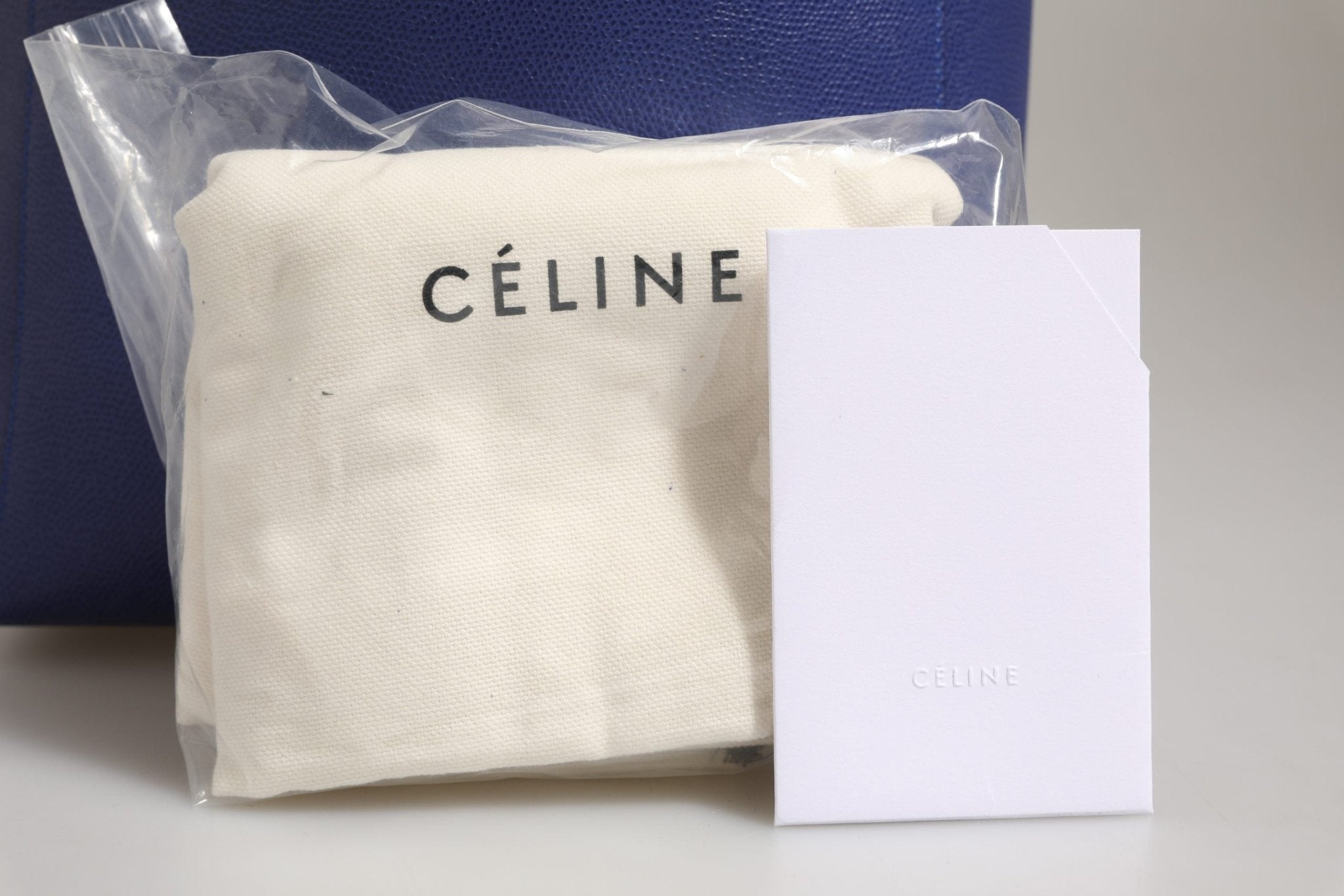 Celine Blue with Gold Tote Bag - RIMODA
