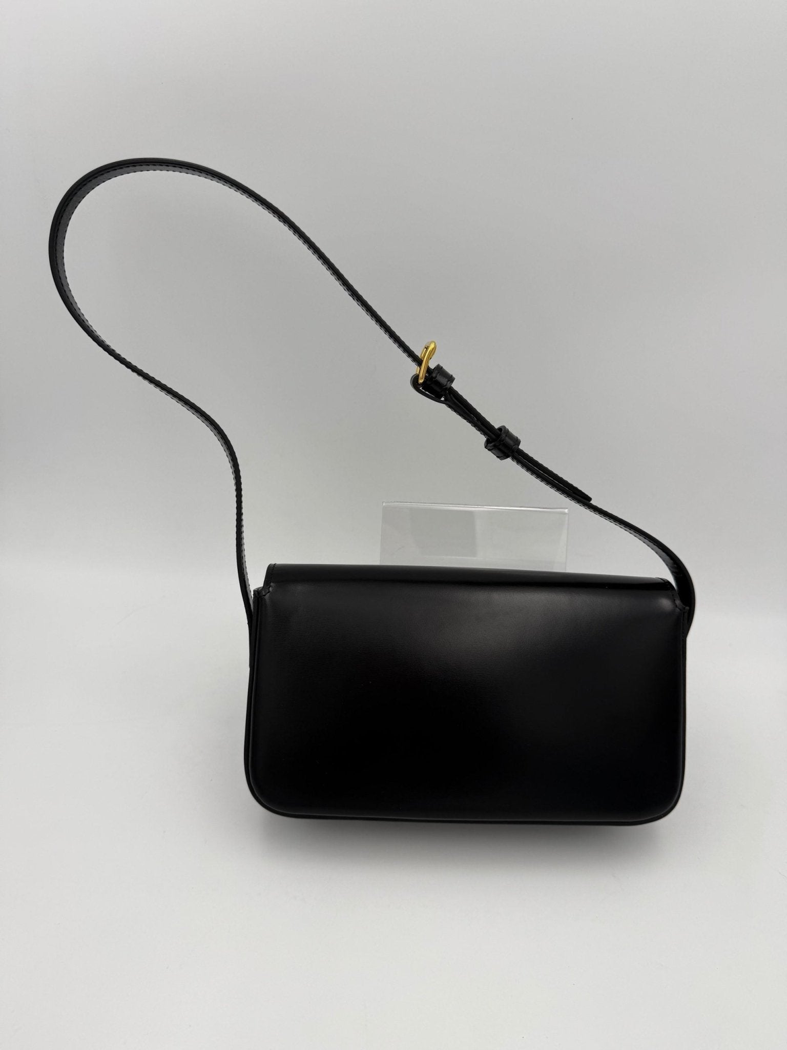 Celine CELINE CLAUDE TRIOMPHE Black Handbag - RIMODA