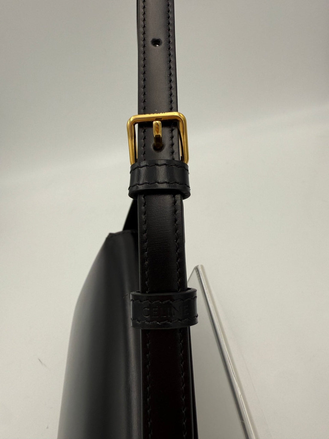 Celine CELINE CLAUDE TRIOMPHE Black Handbag - RIMODA