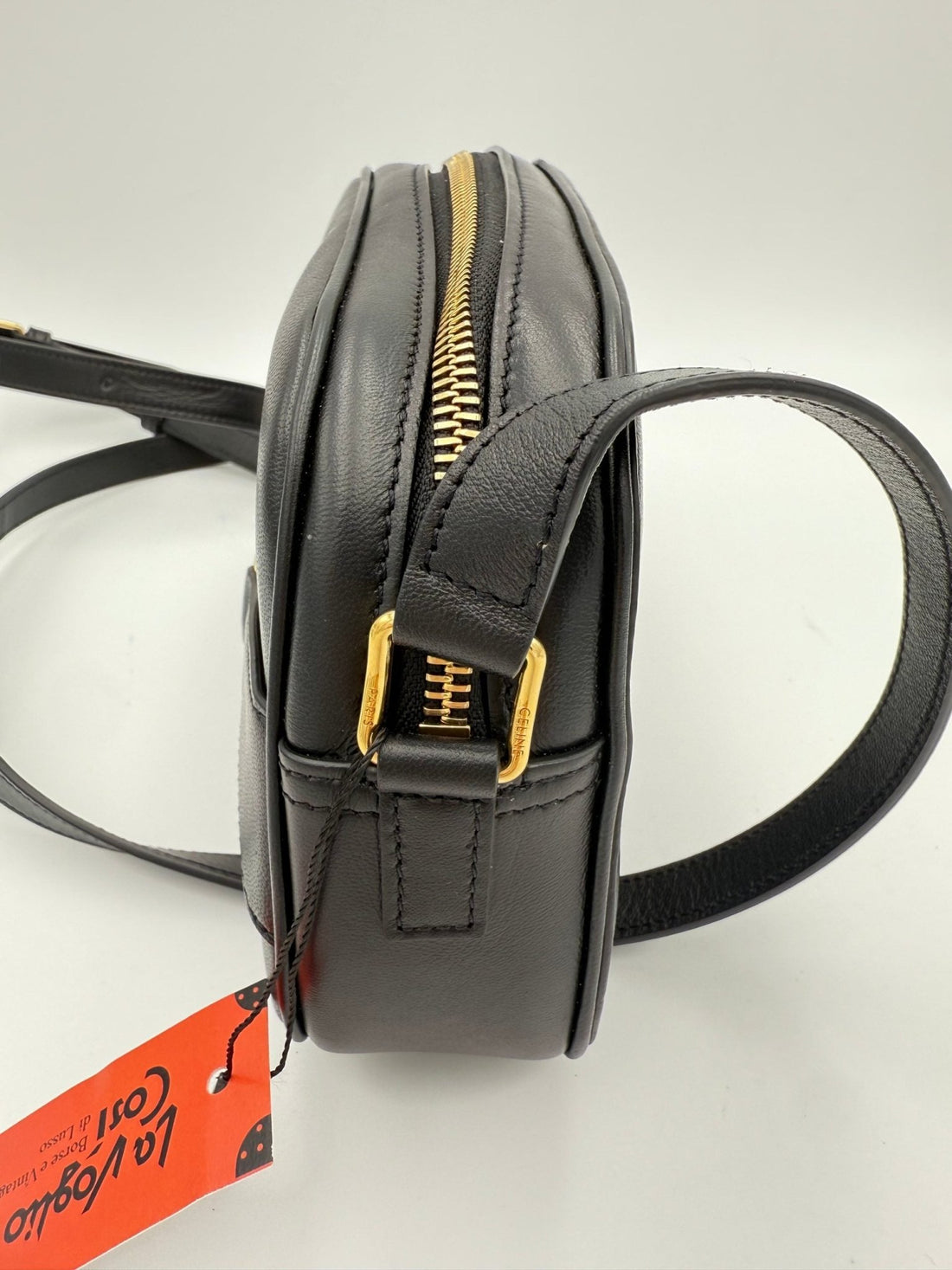 Celine CELINE CRECY Plain Black Handbag - RIMODA