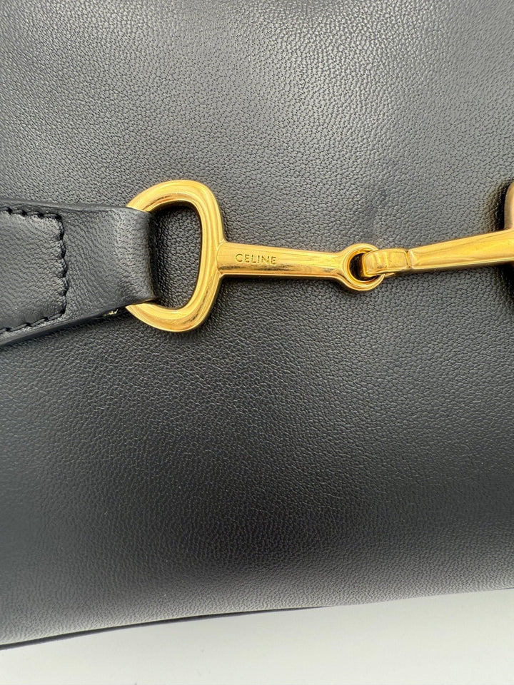 Celine CELINE CRECY Plain Black Handbag - RIMODA