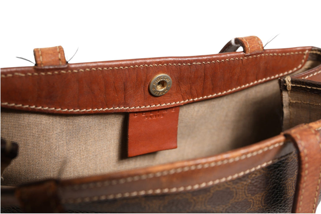 Celine Macadam Canvas Shoulder Tote Bag - RIMODA