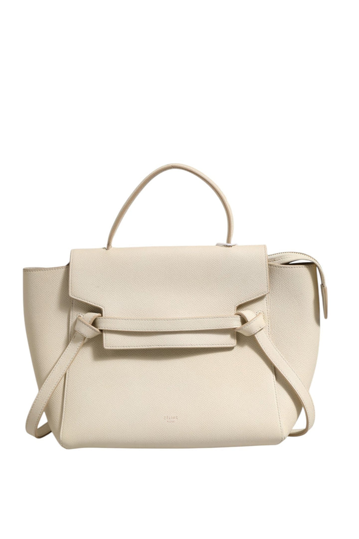 Celine Nano Belt Bag Grained Calfskin Chalk - RIMODA