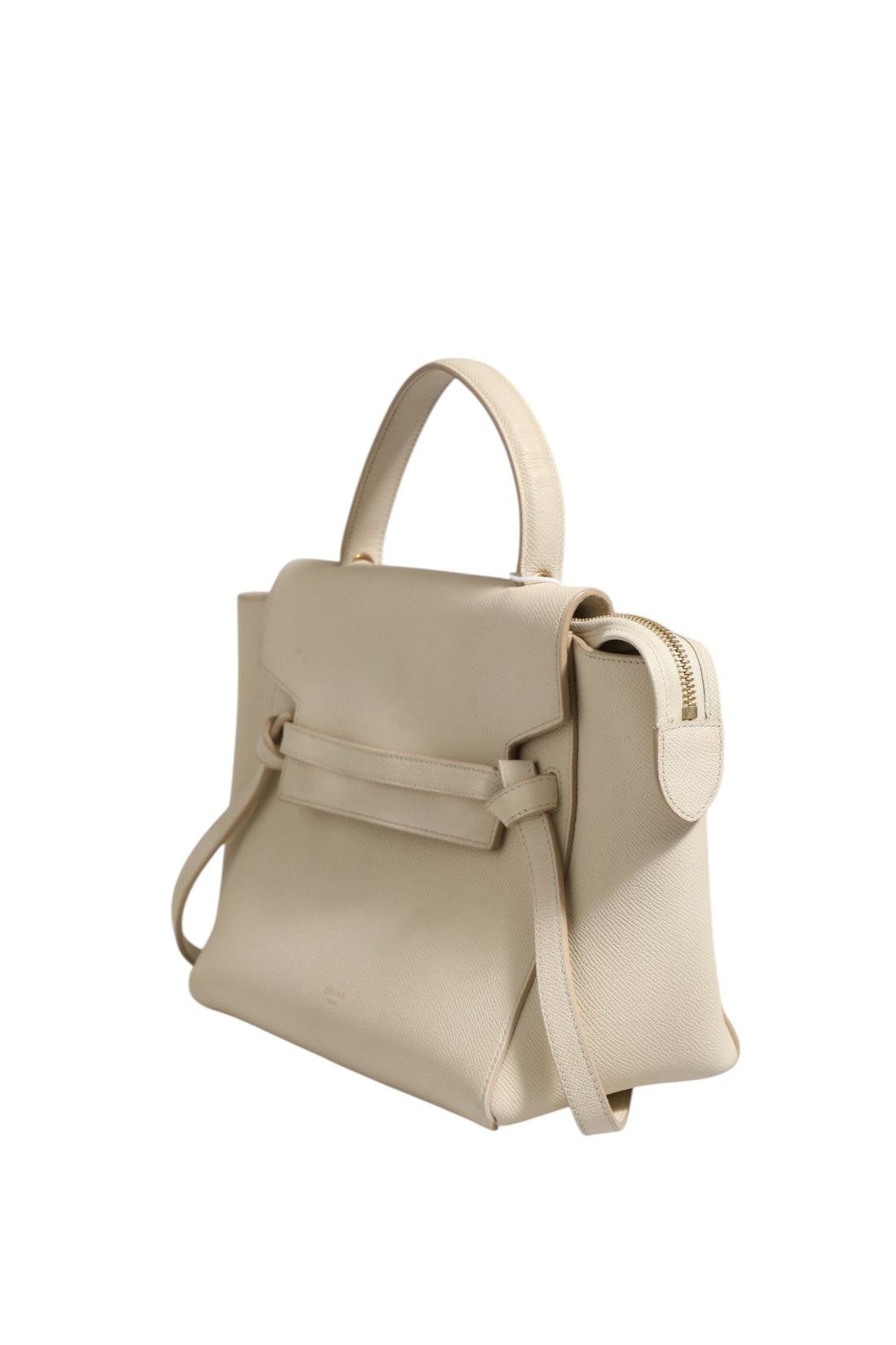 Celine Nano Belt Bag Grained Calfskin Chalk - RIMODA