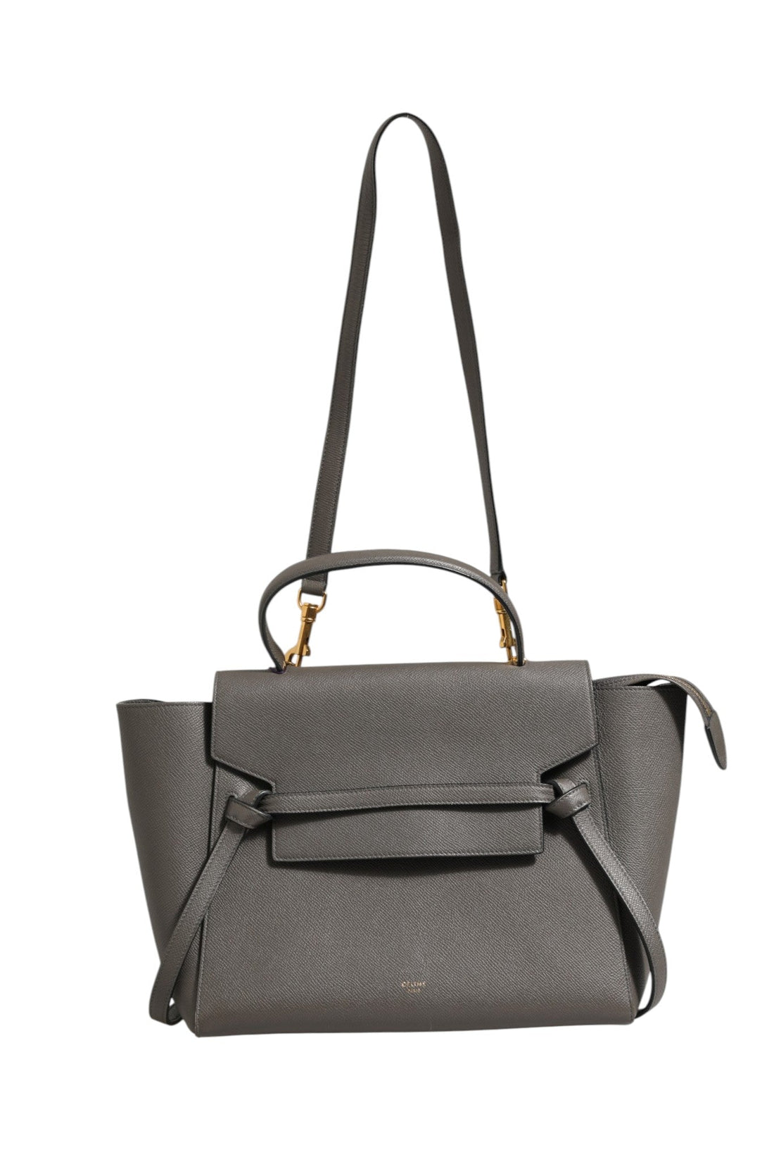 Celine Nano Belt Bag in Grained Calfskin Grey - RIMODA