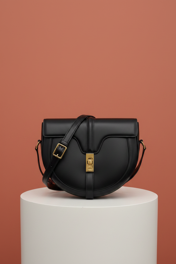 CELINE Sac 16 Besace Black Large Bag