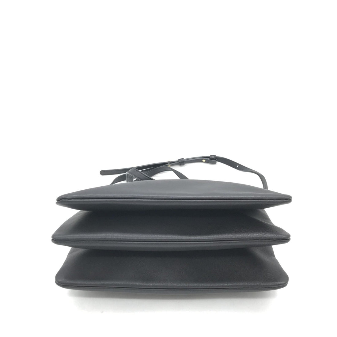 Celine Trio Black Leather Shoulder Bag - RIMODA