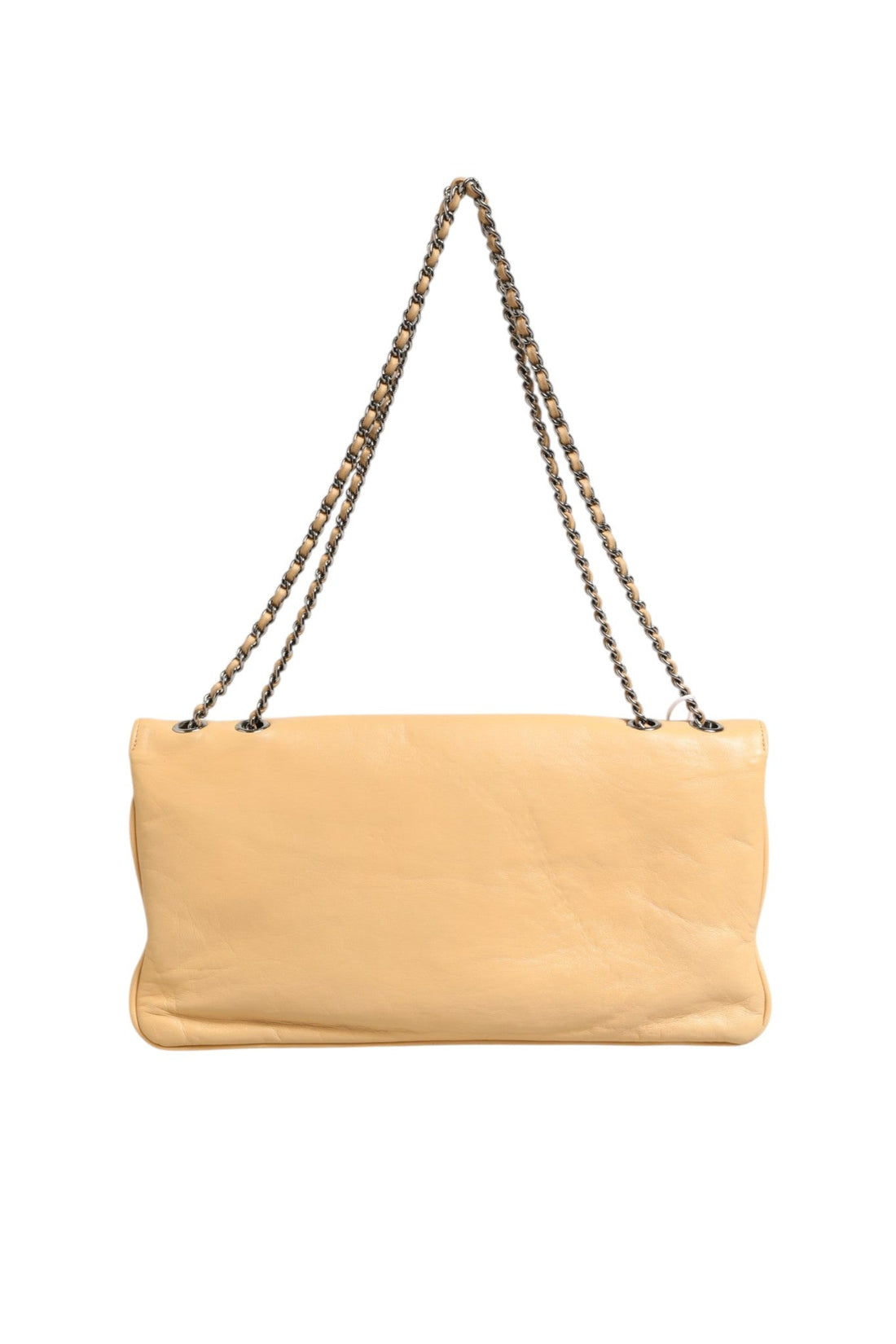 Chanel Beige Lambskin Giant Reissue Mademoiselle Lock Flap Bag - RIMODA
