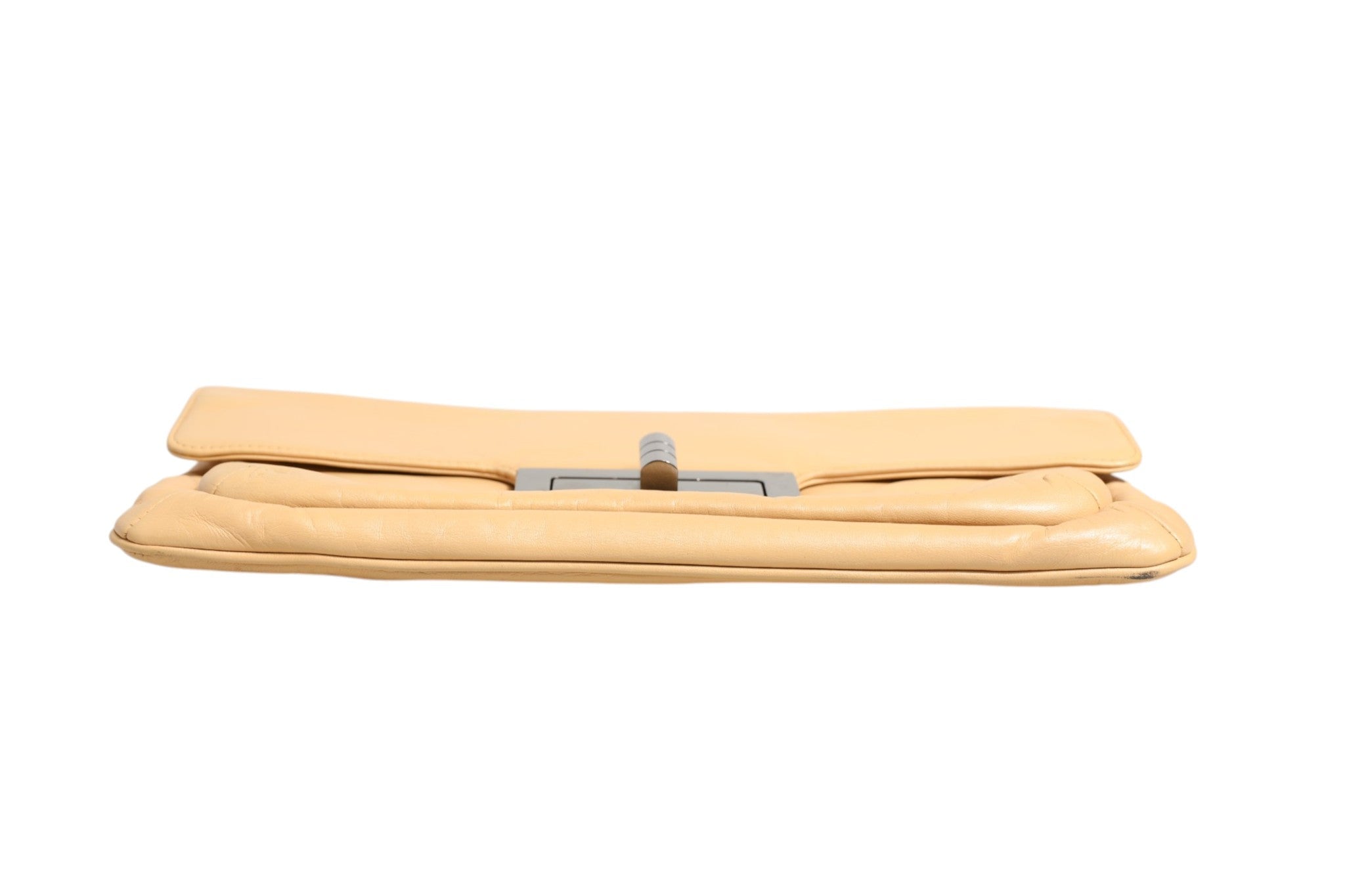 Chanel Beige Lambskin Giant Reissue Mademoiselle Lock Flap Bag - RIMODA
