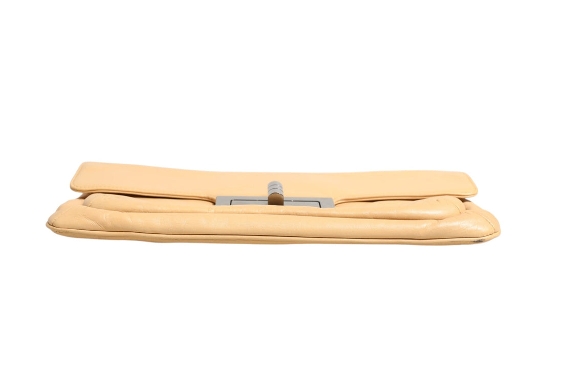 Chanel Beige Lambskin Giant Reissue Mademoiselle Lock Flap Bag - RIMODA