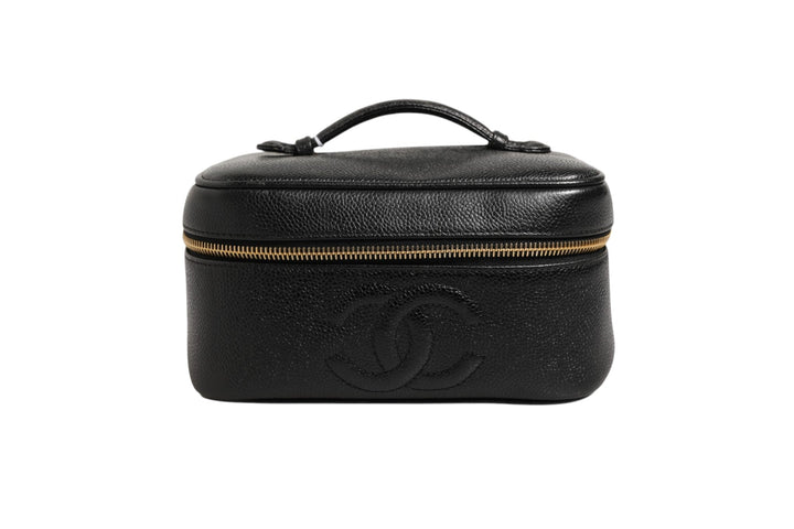 Chanel Black and gold makeup bag - RIMODA