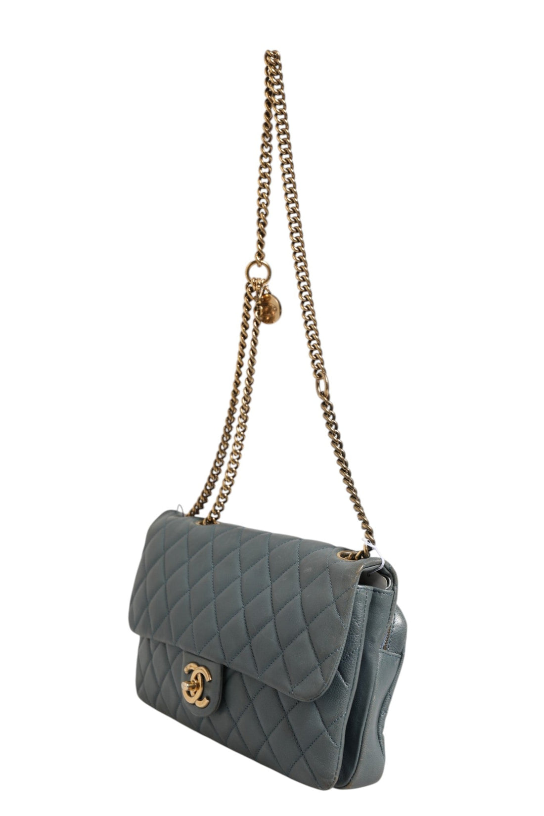 Chanel Blue Quilted Leather Crown Flap Shoulder Bag - RIMODA