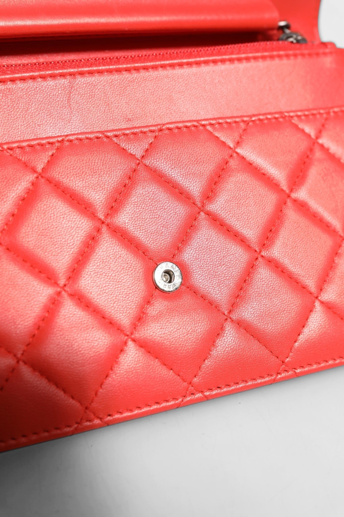 Chanel Boy Wallet on Chain Red Lambskin - RIMODA