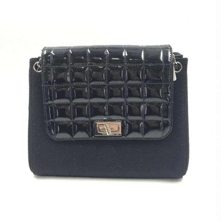 Chanel Chocolate Bar Patent Leather Shoulder Bag - RIMODA