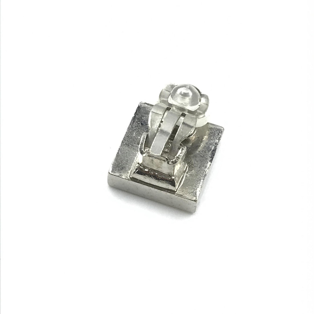 Chanel Coco Mark Earrings Black/White/Silver - RIMODA