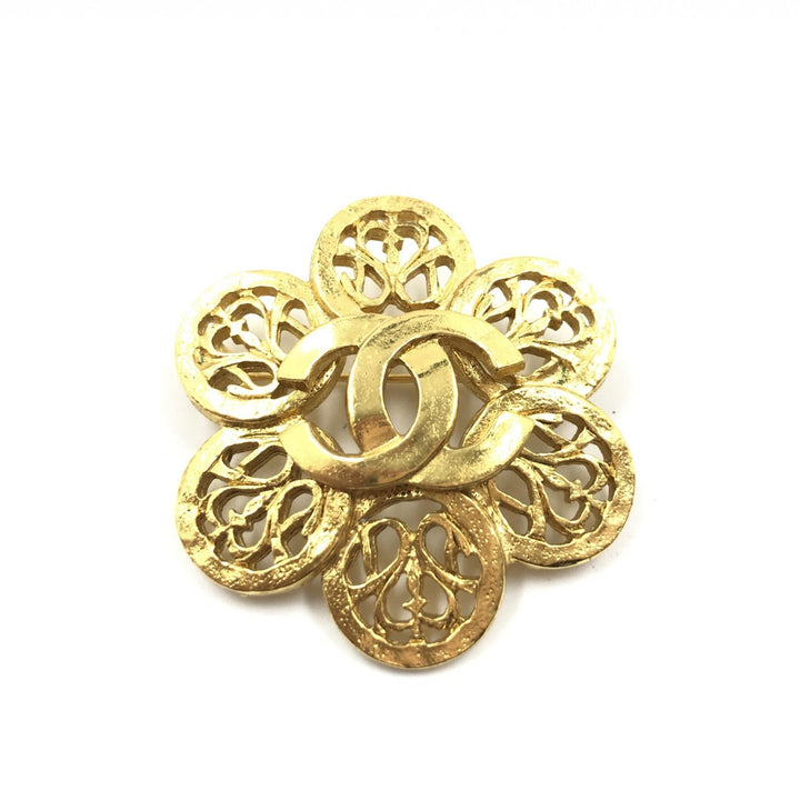 Chanel Costume Jewlery Vintage Brooch Coco Medallian - RIMODA