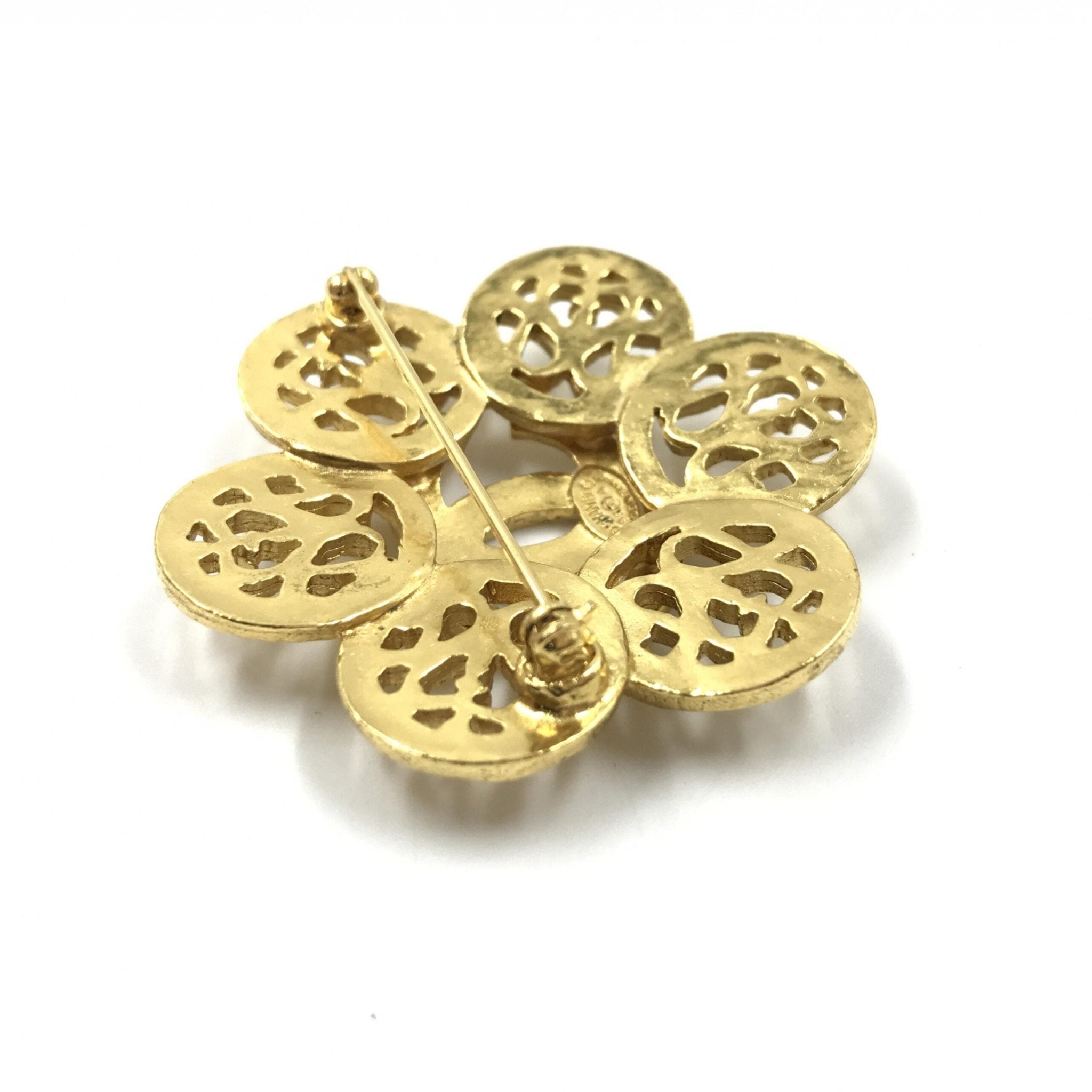 Chanel Costume Jewlery Vintage Brooch Coco Medallian - RIMODA