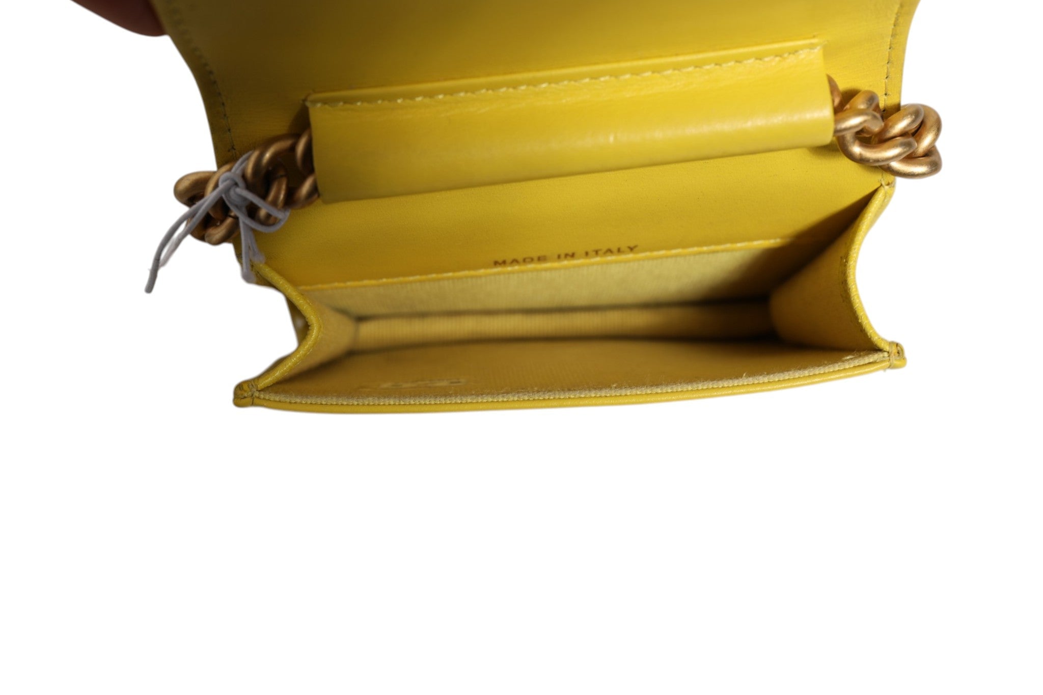 Chanel Crossbody Yellow Leather Bag - RIMODA