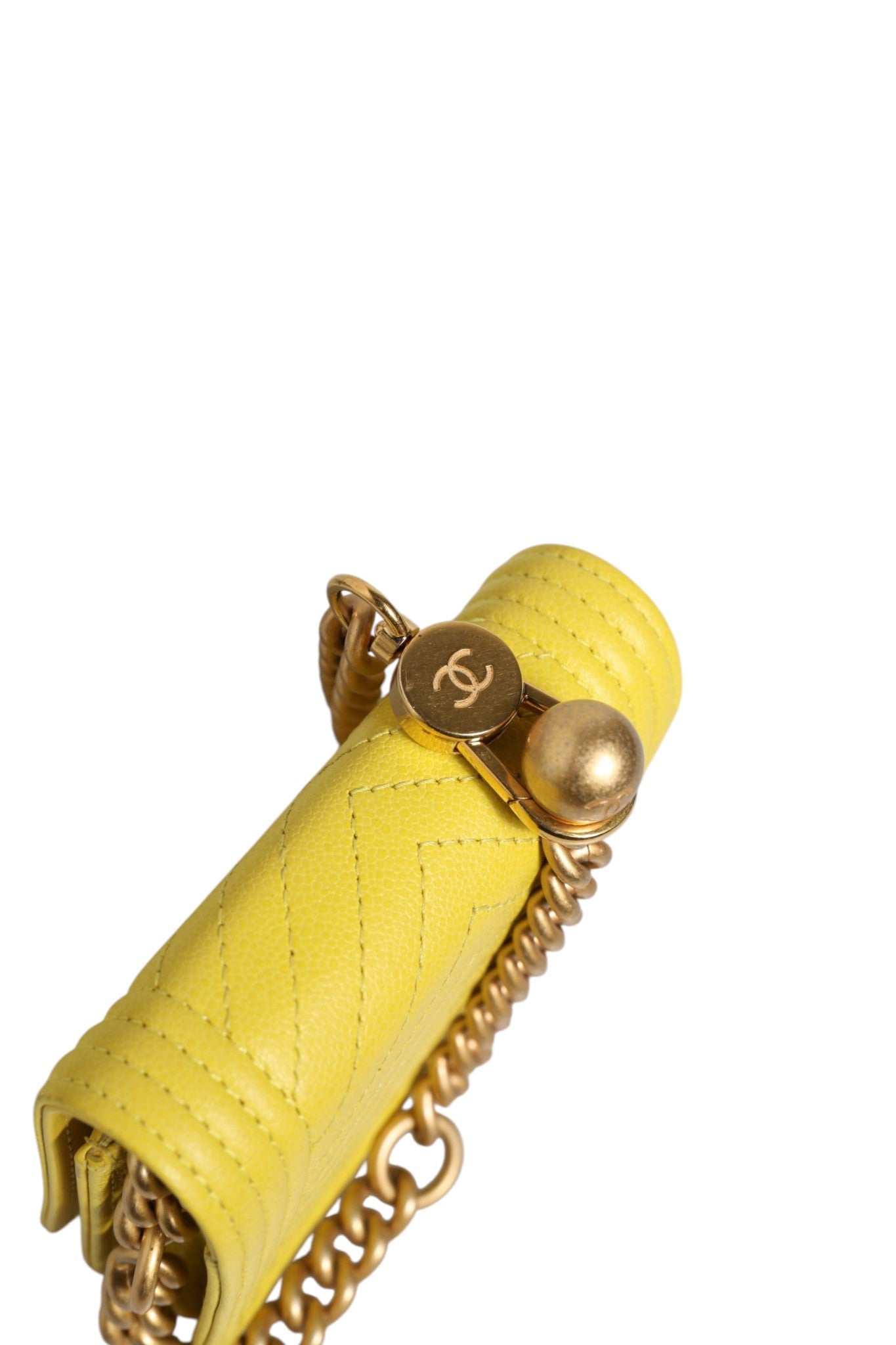 Chanel Crossbody Yellow Leather Bag - RIMODA