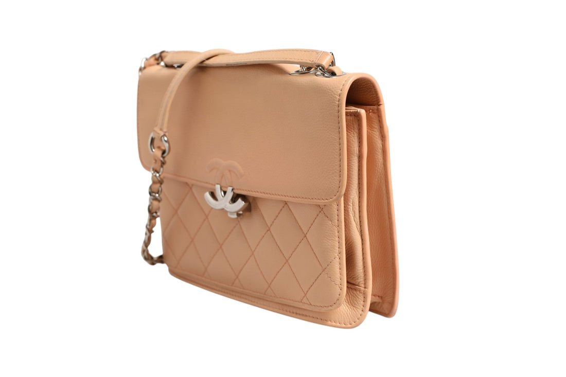 Chanel Goatskin Quilted Small CC Box Flap Bag - RIMODA