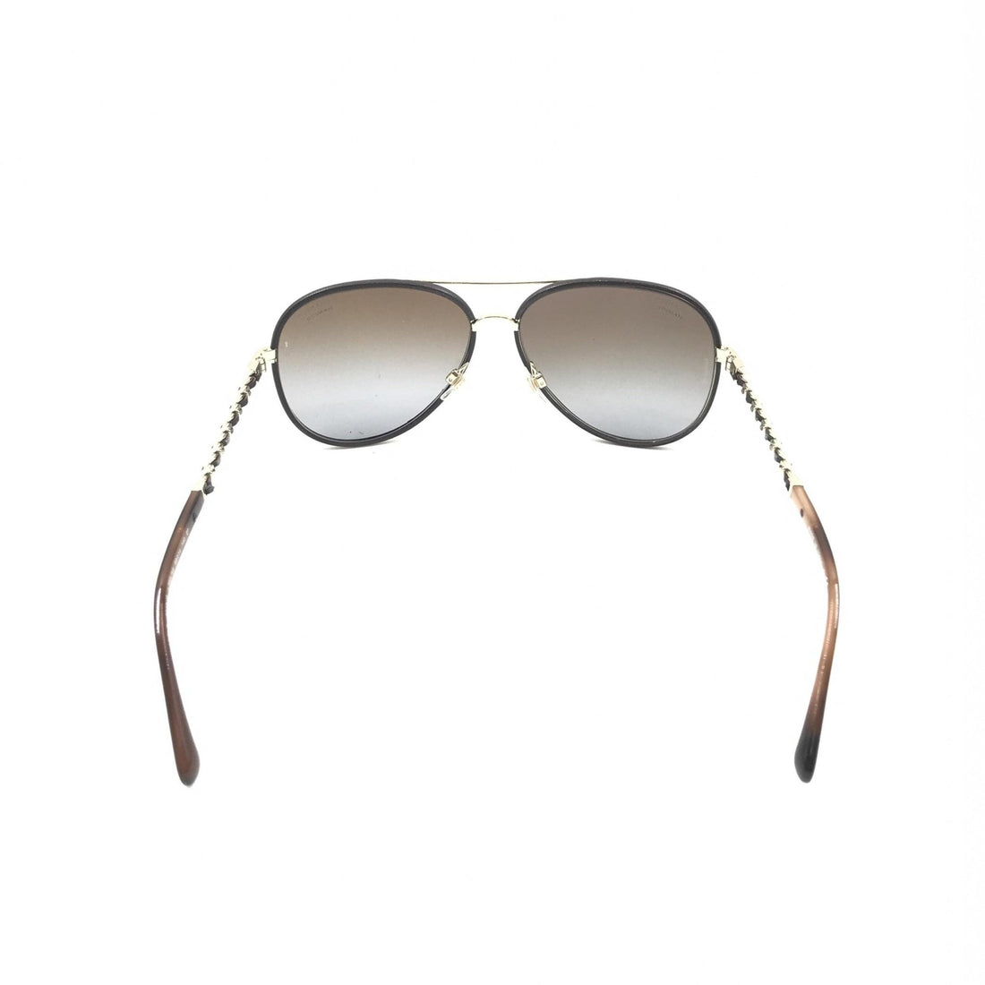Chanel Gold And Black Polarized Aviator Sunglasses - RIMODA