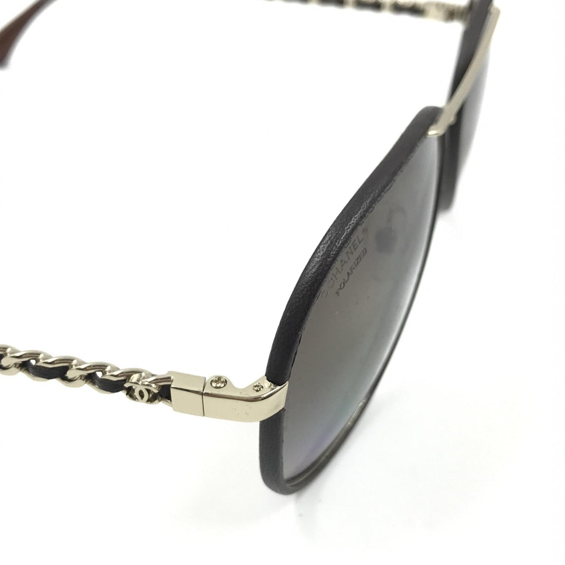 Chanel Gold And Black Polarized Aviator Sunglasses - RIMODA