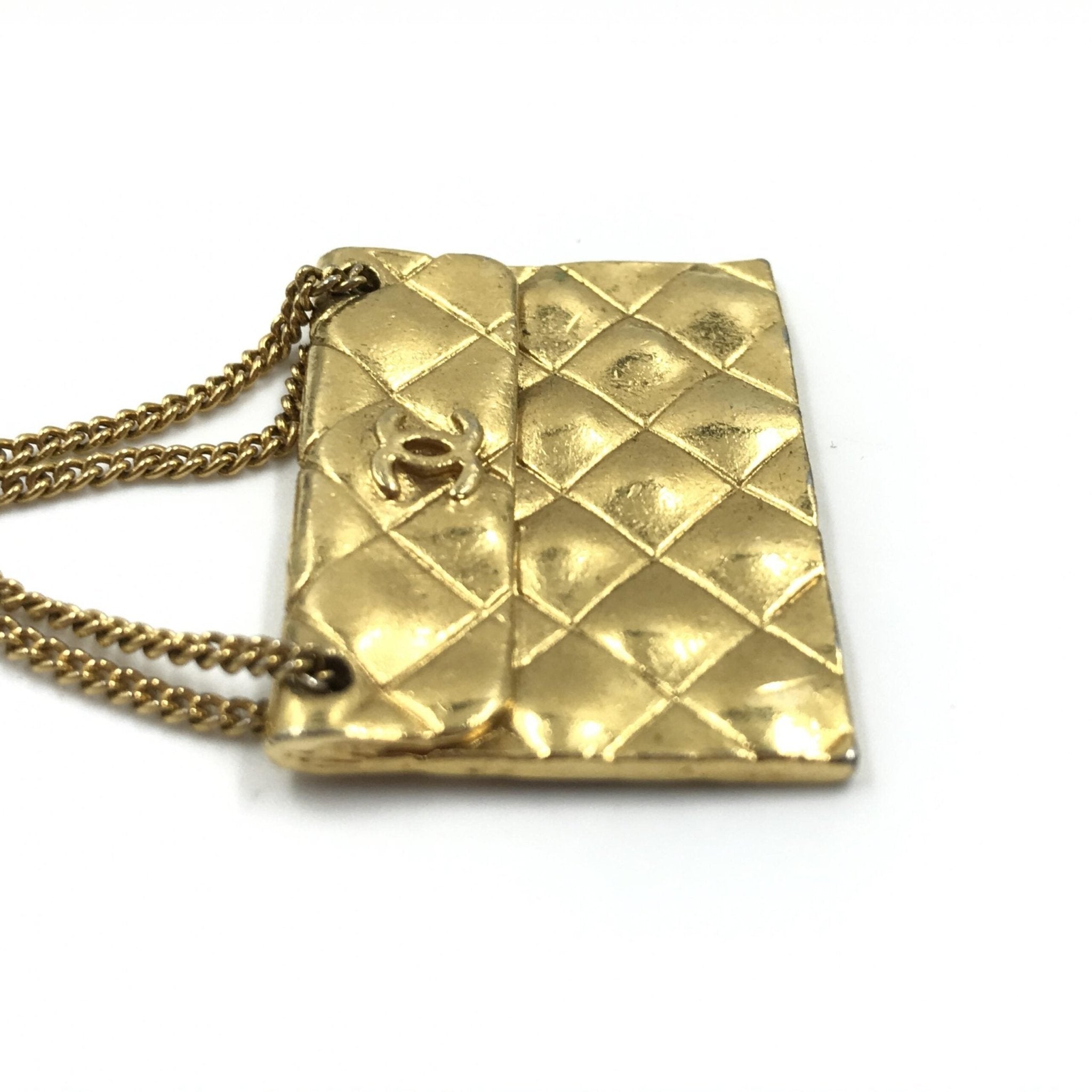 Chanel Gold Plated Bag Motif Brooch - RIMODA
