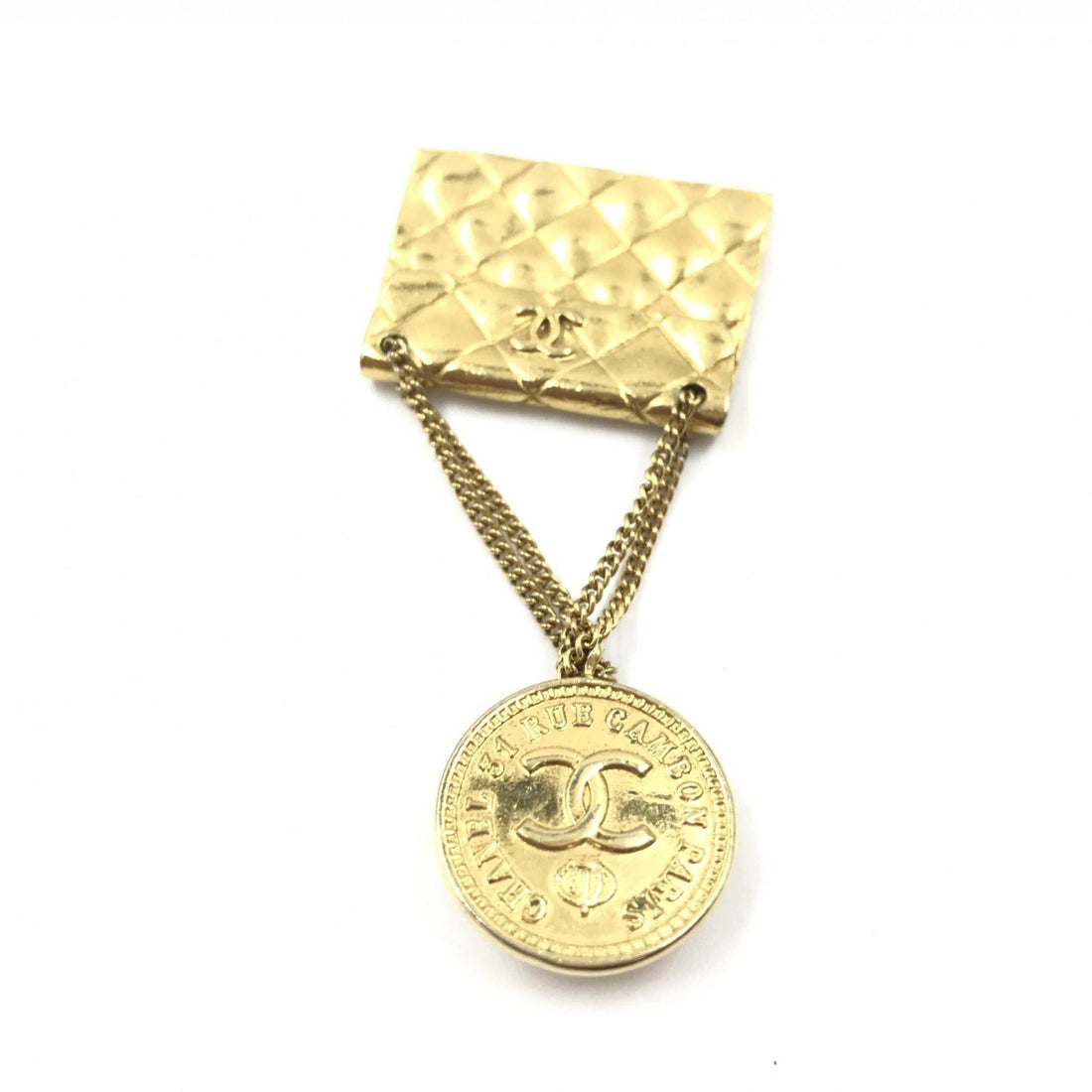 Chanel Gold Plated Bag Motif Brooch - RIMODA