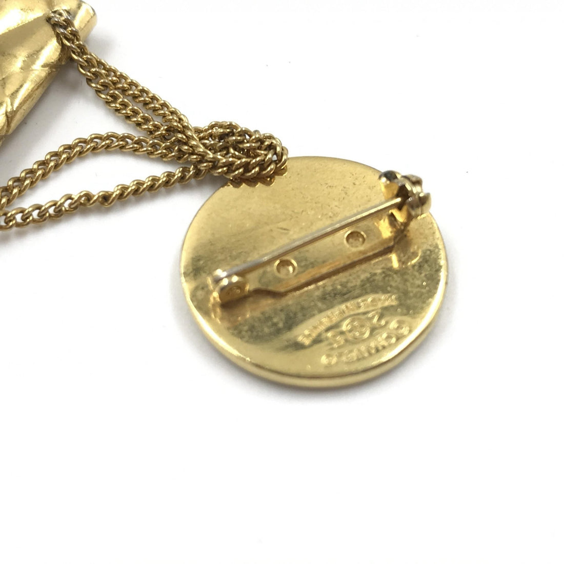 Chanel Gold Plated Bag Motif Brooch - RIMODA