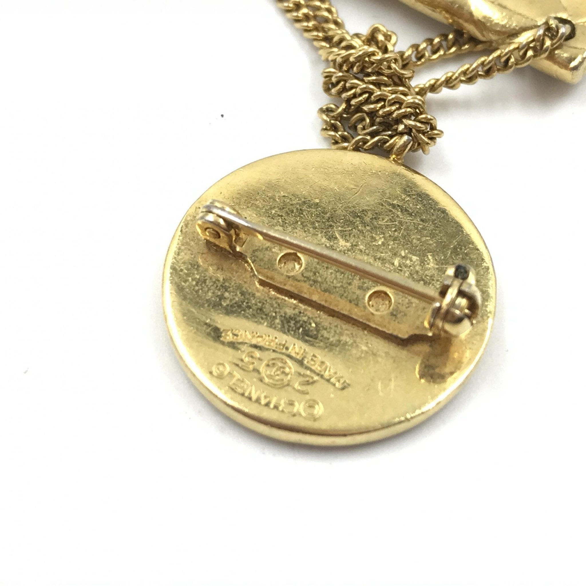 Chanel Gold Plated Bag Motif Brooch - RIMODA