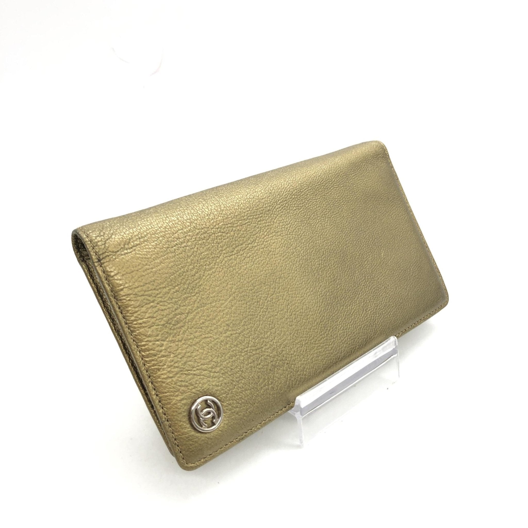 Chanel Gold Tone Caviar Leather Bifold Wallet - RIMODA