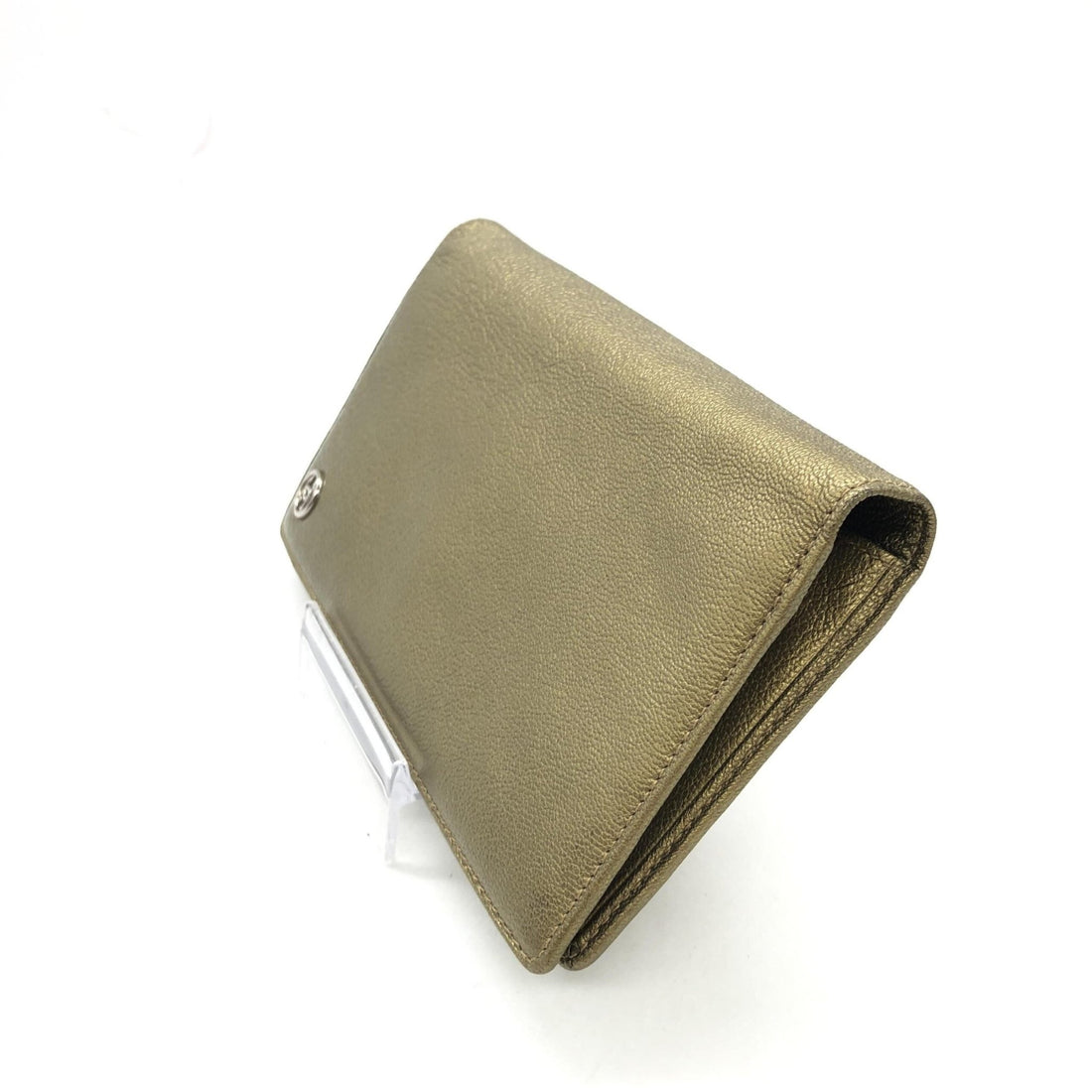 Chanel Gold Tone Caviar Leather Bifold Wallet - RIMODA