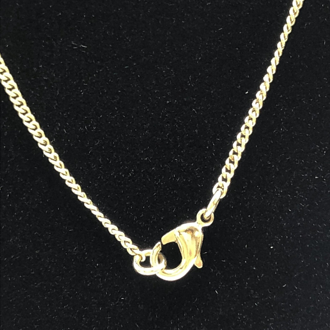 Chanel Gold Tone CC Circle Pendant Necklace - RIMODA