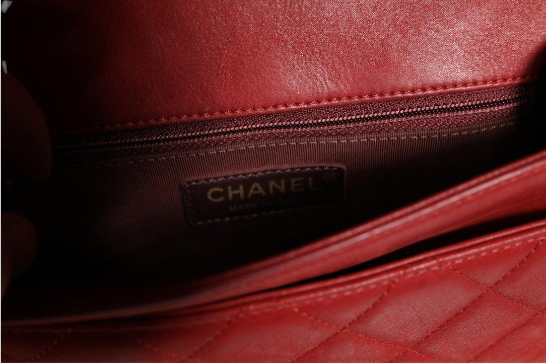 Chanel Mini Flap Bag Lambskin Braided Calfskin Gold Tone Metal - RIMODA