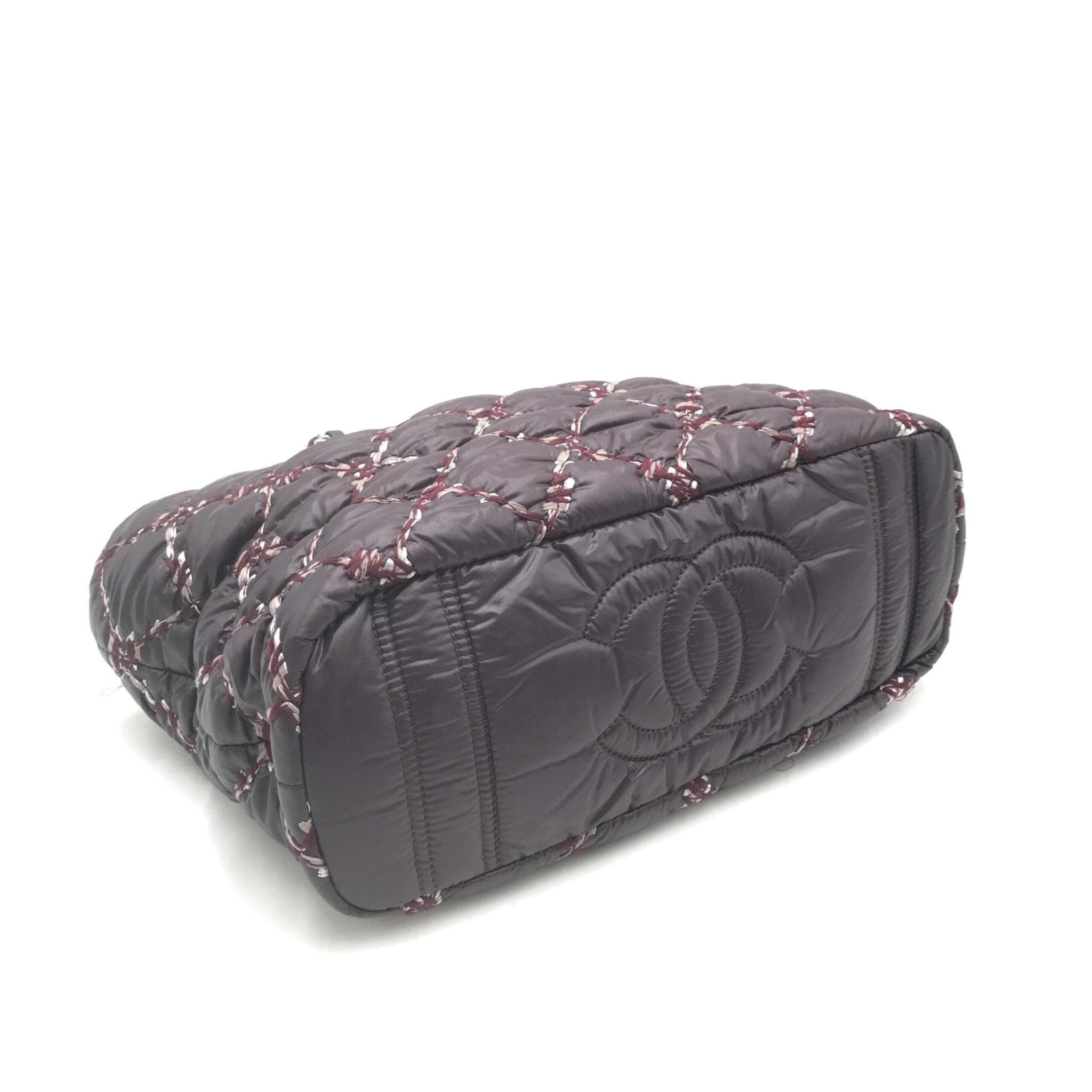Chanel Paris-Byzance Chain Shoulder Bag Purple Nylon - RIMODA