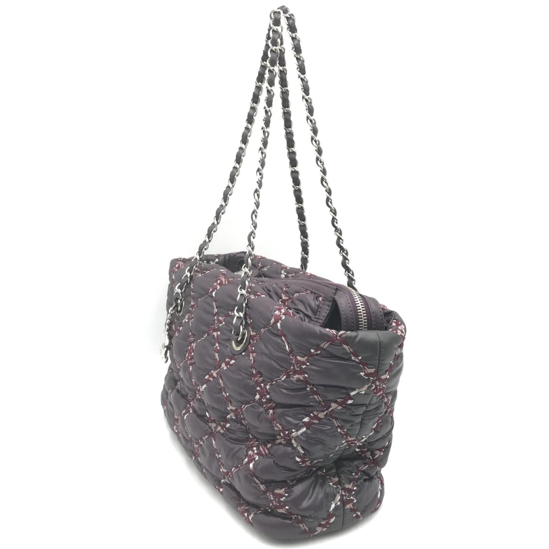 Chanel Paris-Byzance Chain Shoulder Bag Purple Nylon - RIMODA