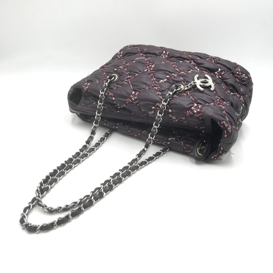 Chanel Paris-Byzance Chain Shoulder Bag Purple Nylon - RIMODA