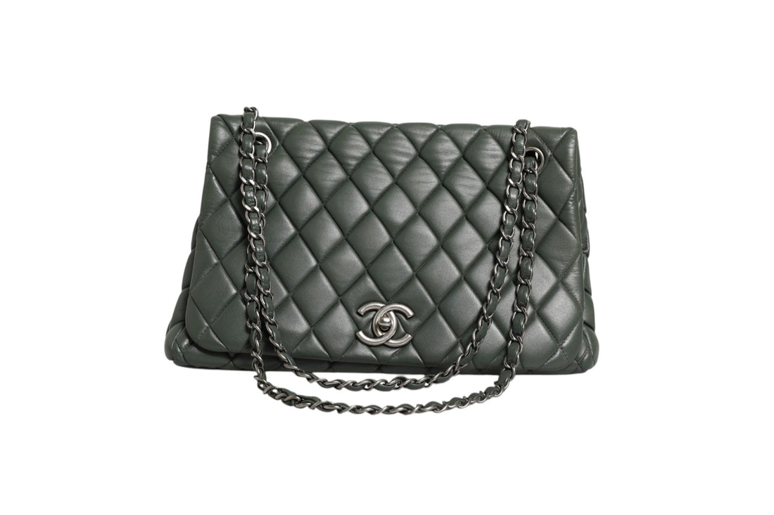 Chanel Quilted Lambskin Leather New Bubble Flap Bag - RIMODA